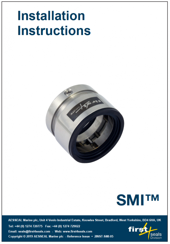 Installation Guide for SMI seal